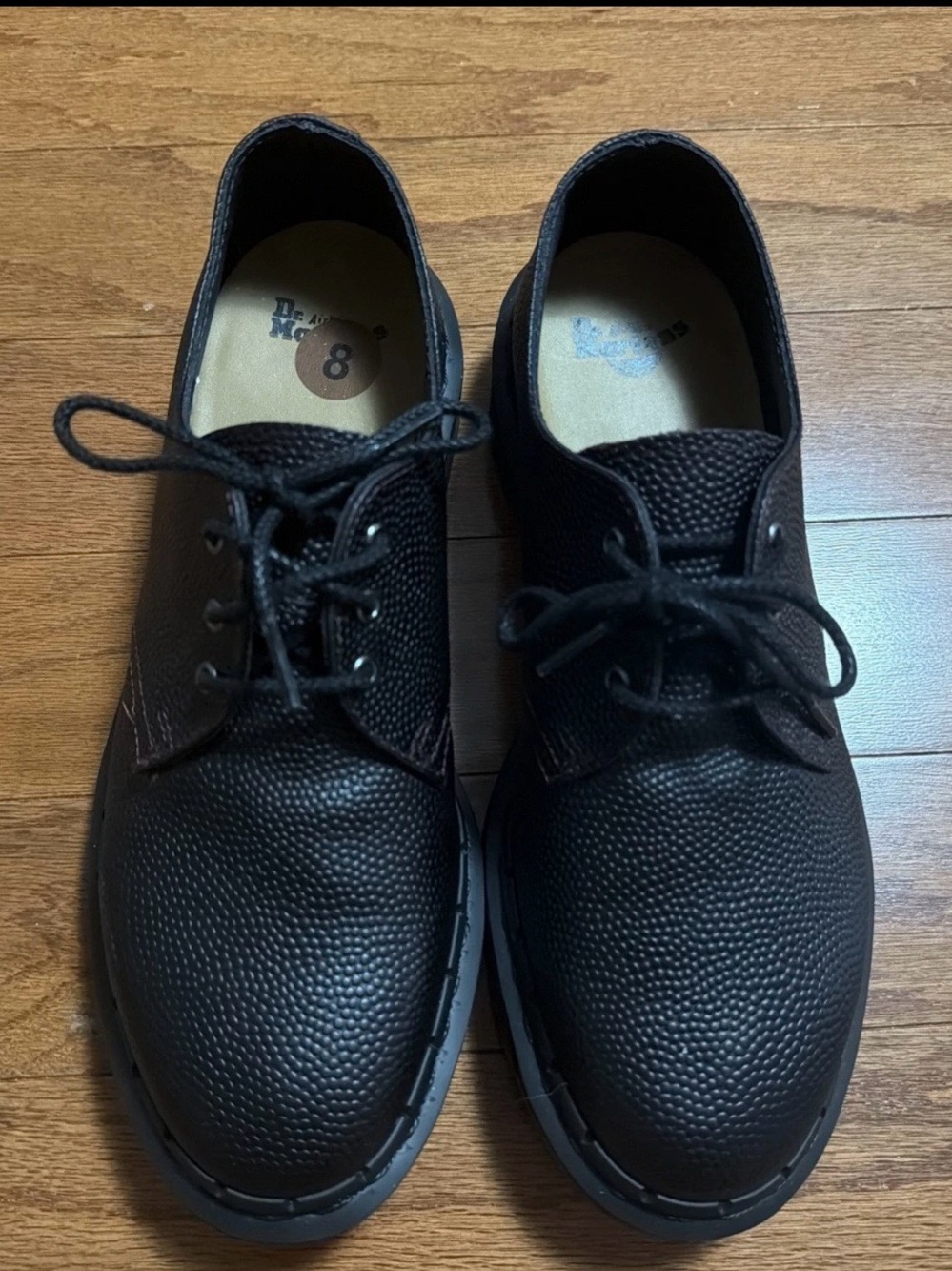 Dr. Martens Oxford Shoes Grain Leather Oxblood Mens Size 8 L / 7 M 30960 - Picture 3 of 7